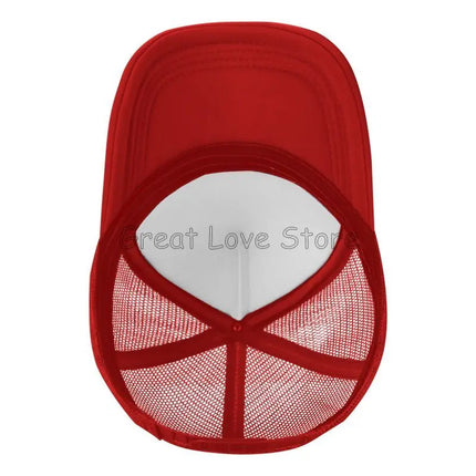 Red Hot Chili Print Baseball Cap Peppers Cool Funny Breathable Mesh Cap Outdoor Summer Sun Hats Unisex Adjustable Snapback Hat