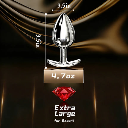 4 Sizes Metal Outdoor Anal Plug Stainless Steels Anchor Base Butt Plug Prostate Massager Anal Masturbator Dildos Adult Sex Toys