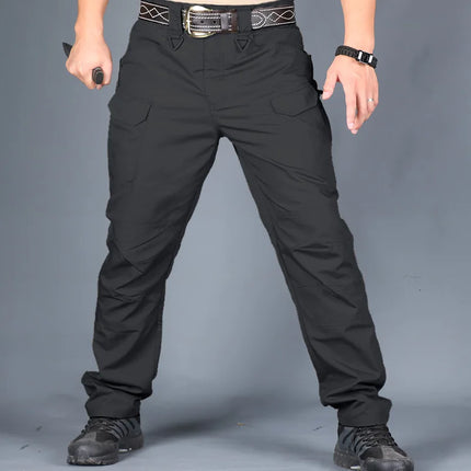 Quick Dry Outdoor Pants Multi Pockets Elastic Tactical Pant Waterproof Plus Size 6XL Casual Cargo Trousers Men Clothing