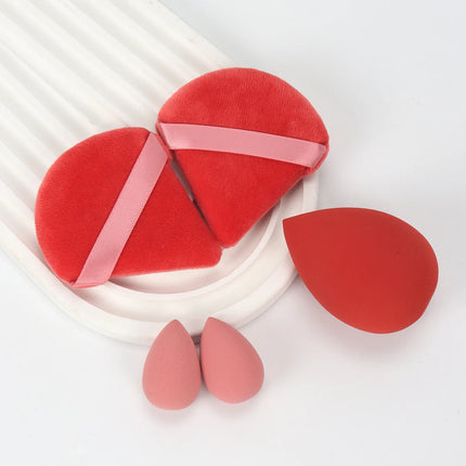 5Pcs Professional Makeup Sponge Set - Soft, Gentle, Multi-Purpose Tools for Perfect Foundation, Powder and Blush Application