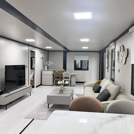 40ft Luxury Folding Container House Modular Prefabricated Home Steel Structure Mobile Tiny House for Granny Flat Garden Room