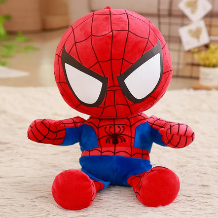 Big Size Cartoon Super Hero Plushies Captain America Spider Man Iron Man Doll Soft Stuffed Anime Plushies Birthday Gifts Kids