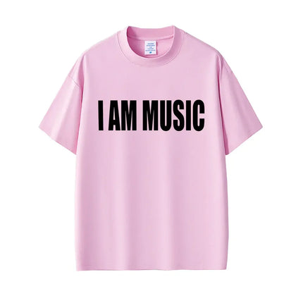 Famous Rapper Playboi Carti I AM MUSIC Same Style Logo Tops Men Fashion Rap Opium Merch Tee Hip Hop Oversized Fans T-shirts