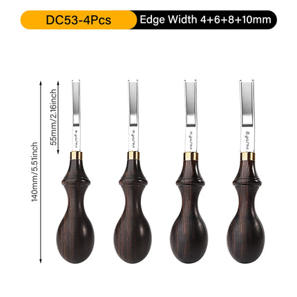 WUTA 1PC Professional Leather Wide Edger Skiver Edge Beveler Sharp M390/DC53 Steel Skiving Thinning Trimming Craft Leather Tools