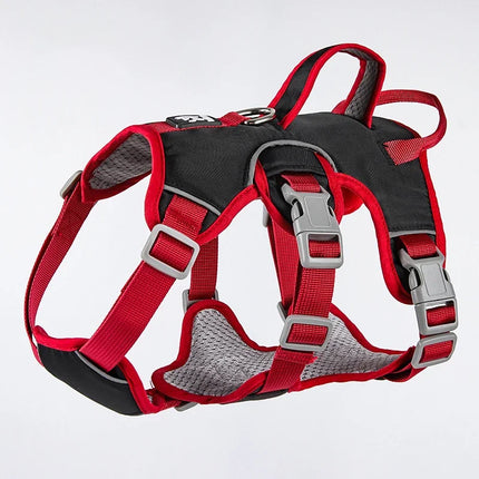 Durable Pet Dog Vest Harness Explosion-proof Large Dogs Harnesses Reflective French Bulldog Collar Shepherd Dogs Walking Supplies