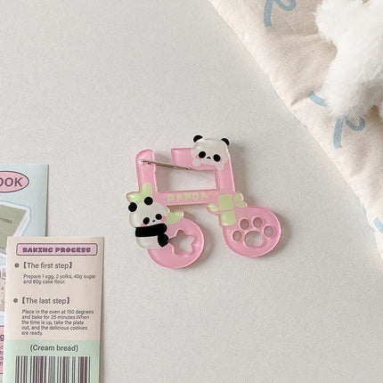 Cute Wings Shape Carabiner Keychain Portable Acrylic Keyring Hook Multifunctional Backpack Pendant Keychain Ornament
