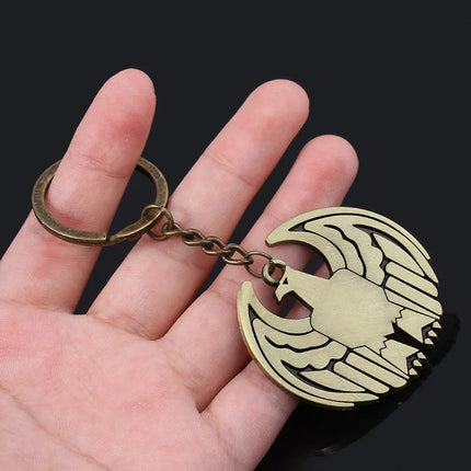 New The Boy Letter Keychains Red The Seven Hero Homelander High Quality Logo Alloy Keyring Men Car Accessories