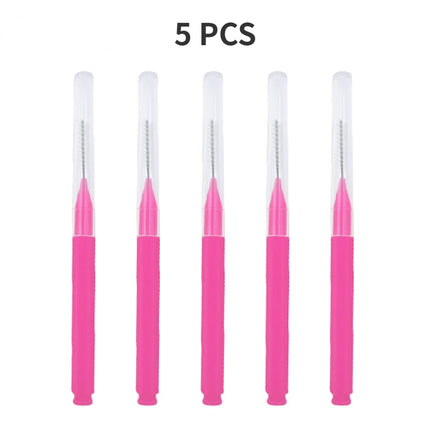 5/10/50PCS Mini Eyebrow Brush Brow Perm Brush Disposable Brow Lifting Brushes Bendable Micro Eyelash Brush Applicators Tools