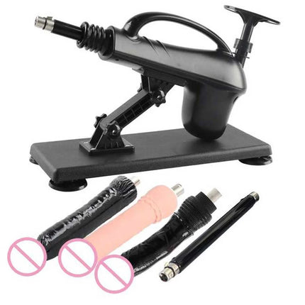 Portable Automatic Sex Machine with Big Dildo for Women Masturbation Pumping Gun for Couple Men Sex Toys