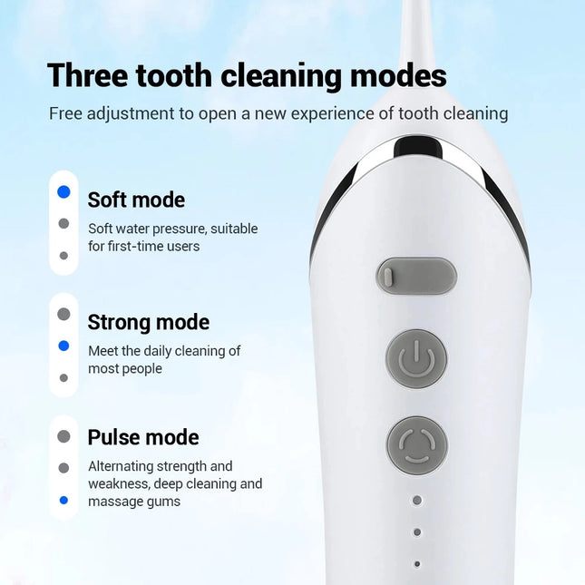 Xiaomi Youpin Professional Dental Irrigator Water Pick Electric Mouth Washing Machine 3 Modes Teeth Cleaning Whitening Tool New