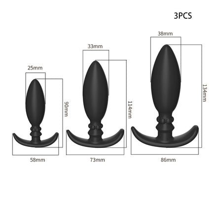 Soft Silicone Anal Plugs Anal Beads Dildo Butt Plug Prostate Massage Unisex Sexy Stopper Adult Sex Toy for Men Women Adult Games