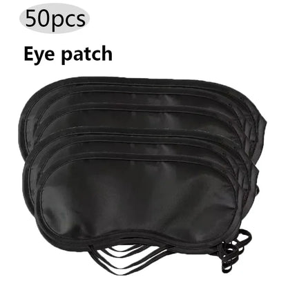 50PCS Eye patches hotel disposable Sleep blindfold for eyes aviation eye mask shading Travel Sleeping eye mask Breathability Who