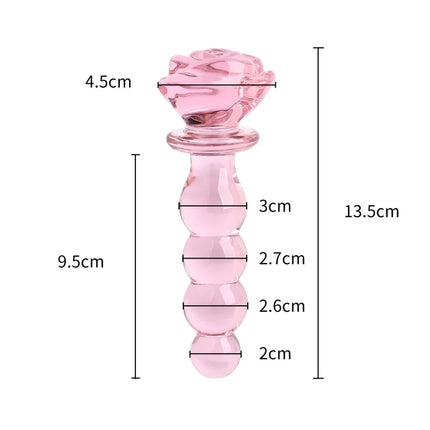 Adult Anal Sex Toys with Crystal Glass Dildo Beads G-Spot Butt Plug for Women Massager Vagina Stimulate Anue Phallus Collection