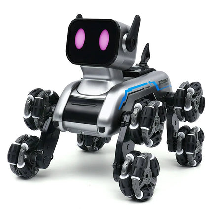 In Stock Intelligent Remote Control Stunt Robot Dog Eight Wheel Electric Mechanical Robot Electronic Pet For Outdoor Hobbyists