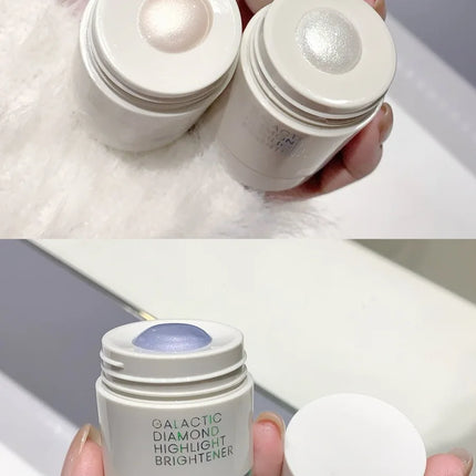 Pearlescent Diamond Liquid Highlighter Contour High Gloss Finish Luminizer Makeup Gel Face Body Brighten Glitter Natural Contour