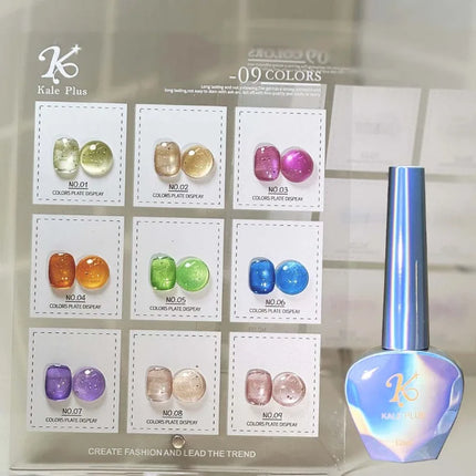 Bubble Water Cat Eye Nail Polish Gel Orange Juice Mojito Ice-clear UV/LED Gel Interesting Nail Art Varnish Semi-permanent Polish