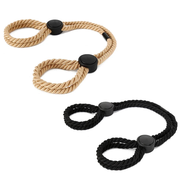 Sex Rope Handcuff BDSM Restraint Women Handcuffs Sex Toy Leg Restraints Ankle Cuffs SM Slave Bondage Ropes Adult Couple Sexope