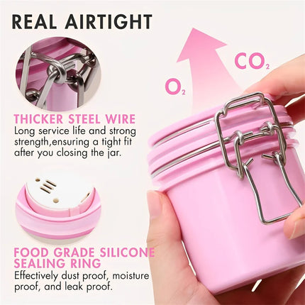 Eyelash Glue Storage Tank With Temperature and Humidity Leak-Proof Stand Storage Jar Professional Eyelash Extension Makeup Tools