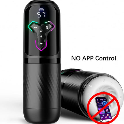KUSHOR Heating Automatic Male Masturbator AI & APP Control Blowiob Machine Pocket Pussy Penis Pump LCD Display Sex Toys for Men