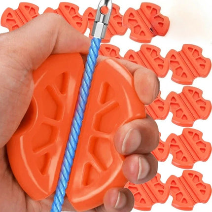 1/2pcs Portable Wire Drawing Machine Rubber Thread Device Electrician Wire Holder Tool Wire Drawing Anti-slip Clamp