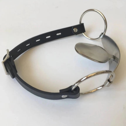 Stainless Steel Adjustable Open Mouth Gag Tongue Flail Sex Slave BDSM Bondage Restraints Fetish Sex Toys For Couples Erotic Toys