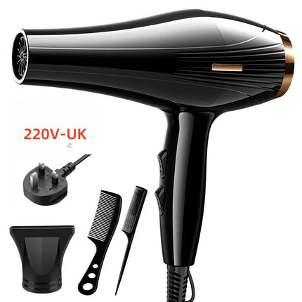 New High-Power Quick Drying Hair Dryer For Home Use, Hair Salon, Cool Hot Air, Blue Light Hair Care Dryer, 220V