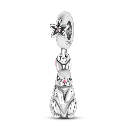 Inlaid Zircon Charm Beads 925 Sterling Silver Color Love Heart Snake Dangle Fit Original Bangle Bracelet Charms Pendant Jewelry