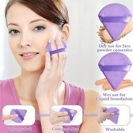 12Pcs Professional Makeup Sponge Set - Soft, Gentle, Multi-Purpose Tools for Perfect Foundation, Powder and Blush Application
