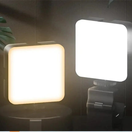Mini Portable Fill Light LED Video Light Photography Lighting Cell Phone Selfie Livestreaming Fill Lamp Cold and Warm Vlog Lamp