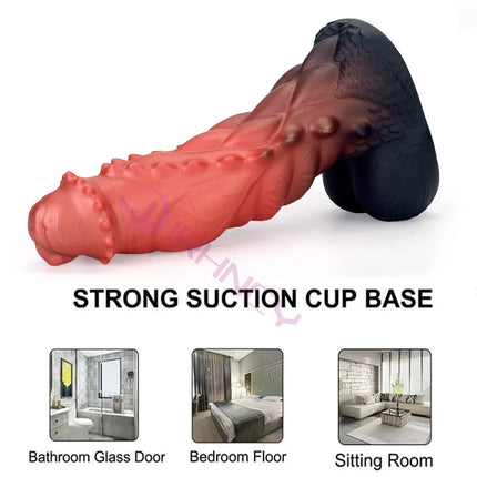 Monsters Dildo S-XXL Huge Anal Dildos with Suction Cups Silicone Fake Penis Vaginal Anal Plug 18+ Sex Toys for Women/Men