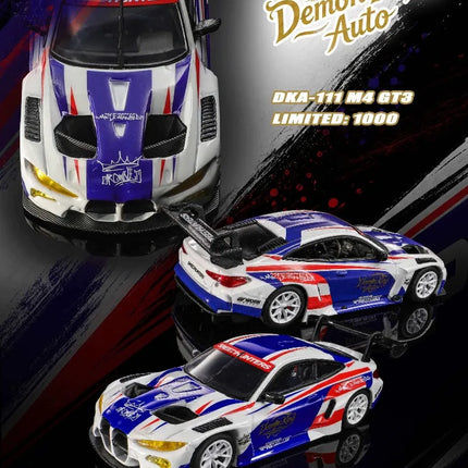 Demon King Auto 1:64 GT-R R35RR F40 911 GT3 Malaysian Flag Color Scheme The Model Car Show Malaysia Alloy Die Cast Car Model