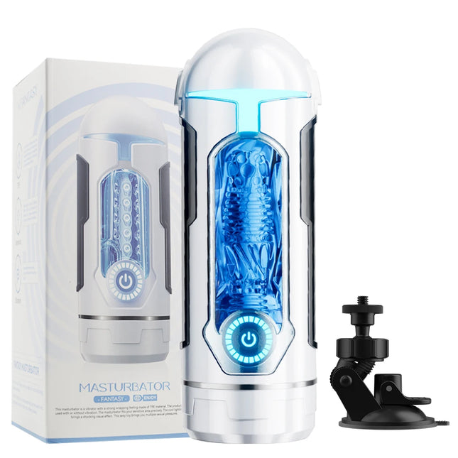 Electric Male Masturbation Cup App Control Strong Vibration Frequency Multiple Pleasures Real Vaginal Sex Machine Toys For Men