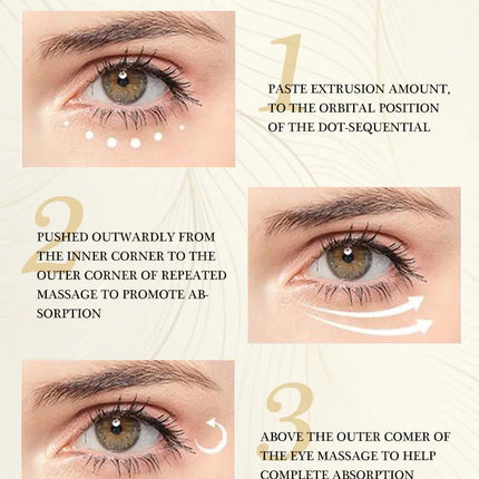 Joypretty Polypeptide Multi-effects Eye Cream 0.7oz Lifting Refining Moisturizing Eye Cream Anti Aging Eye Cream Wrinkle Removal