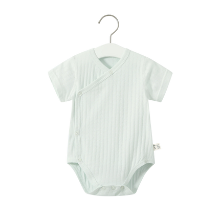 Breathable Fabric Summer Newborn Baby Girls Boys Romper 100% Cotton Short Sleeves Bodysuit Infant Baby Clothes