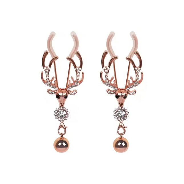 Female Adjustable Clitoris Nipple Clamp With Bell Stimulator Supplies Erotic Toys Punishment Devices Training Aids Sex Toys
