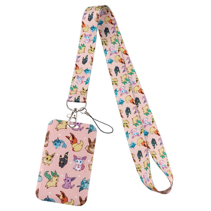 Cute Anime Credential Holder Cool Game Elf Lanyards for Key Neck Strap For Card Badge Gym Keyring Accessories Gifts for Friends