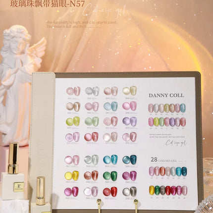 High End 9D Cat Eye Gel Polish Set With Color Board  Magnetic Gel Nail Set Luxury Cat's Eye Gel Soak Off UV LED Nail Varnish