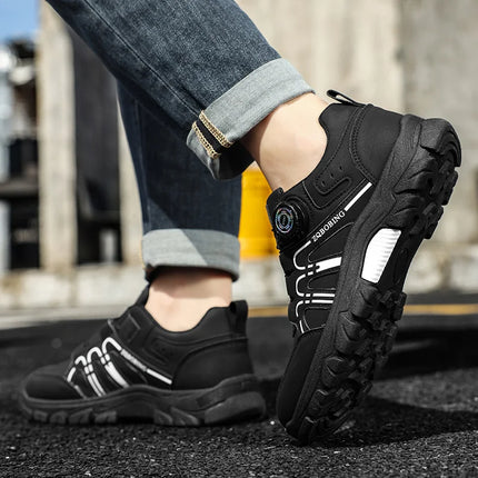 Spring and Autumn Style Driving Business Large Size British Style Comfortable Work Non-Slip Wear-Resistant Casual Shoes Korean Style Trendy Elastic Men's Shoes
