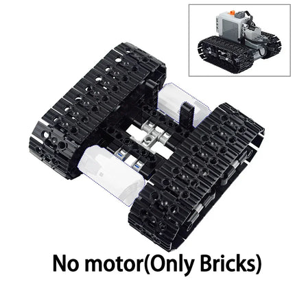 MOC Expert Technical Car Power Function Motor Parts  Buiding Block With RC Motor Vehicle Brick Toys For Children Gifts Leduo