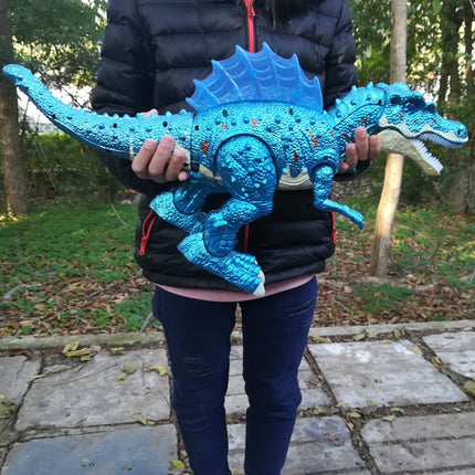 Large Electric Dinosaur Toy Jurassic Park World Walking Dinosaur Robot With LED Light Sound Tyrannosaurus Rex Toys For Boys Kids