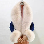 Milk tea / Scarf 80 cuff 13cm