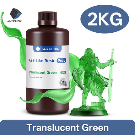 ANYCUBIC ABS Pro 2 Resin 405nm Photosensitive Polyresin High Precision with Minimal Shrinkage for LCD 3D Printer