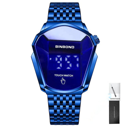 BINBOND New Casual Unique Digital Clock Men Luxury Watch Automatic Watches Mens Gold Fashion Quartz Wristwatches Montre Homme 01