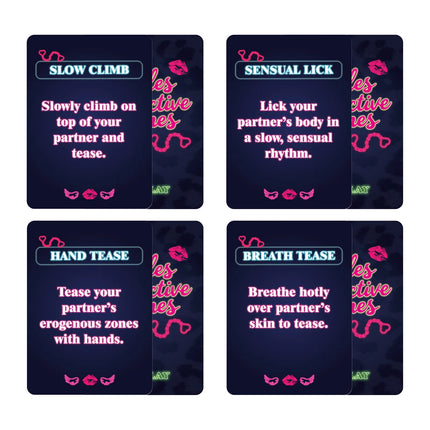 50Pcs Couple Game Cards Interactive Funny Conversation Cards Adults Enhance Relationship Entertainment Card Game Gift