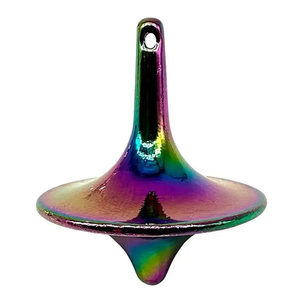 Hot Movie Totem Metal Gyro Silvery Hand Spinning Top Fingertips Small Cyclone Gyroscope Anti Stress Fidget Toys for Adult Gifts