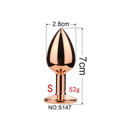 Spades Q Metal Anal Plug Fetish Butt Plug Fantasy Adult Game Prostate Massage Masturbator Anal SM Stimulation Adult Sex Toys 18+