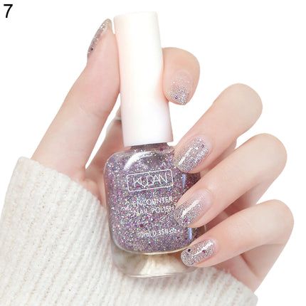 16 Colors Water-Based Nail Polish Set 10ml Nude Red Pink Peel-Off Air-Dry Nail Art Polish Kit Manicure No Need Lamp