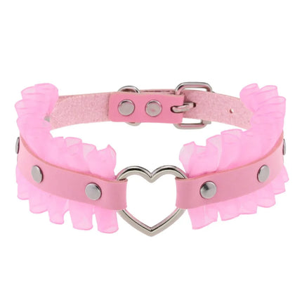 Sex Adult Products SM Sex Toy BDSM Female Leather Eye Mask & Heart Collar Cosplay Adult Mask Game Masquerade Party Face Masks