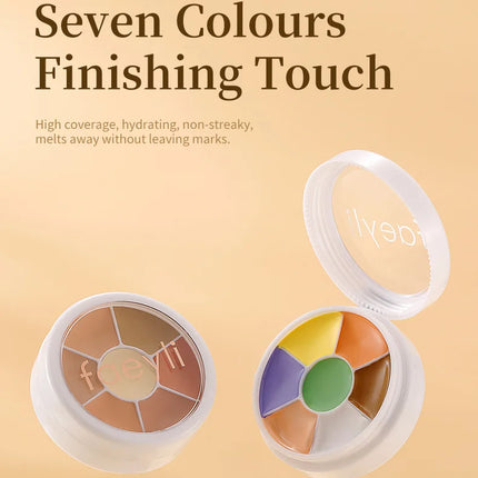 Multifunction Concealer Palette Matte Contour Concealer With Brush Covering For Dark Circles Concealer Cream Makeup Cosmetics
