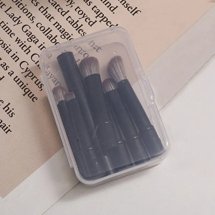 6pcs/box Mini Makeup Brush Set Professional Portable Foundation Concealer Eyeshadow Powder Blush Brush Beauty Makeup Tools
